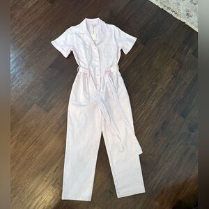 NWT Skies Are Blue Denim Jumpsuit size medium